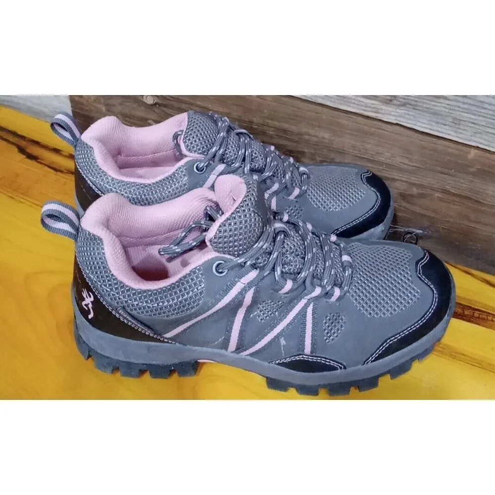 Browning Pavement/Living Coral Glenwood Trail Hiking Hunting Shoes Womens Sz 7